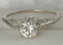 wedding photo - Wedding Ring Antique ♥ Anneau de mariage de cru