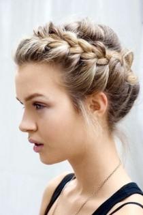 wedding photo - French Braid Wedding HairStyles 