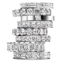 wedding photo - Luxry Harry Winston anneau de mariage de diamant