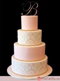 wedding photo - Fondant Chocolate Wedding Cakes ♥ Wedding Cake Design 