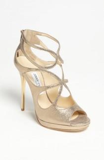 wedding photo -  Tacones tiras de la boda de alta