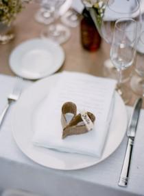 wedding photo - Heart Wedding Escord Card 